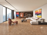Ubin Lantai Porselen Berkualitas Tinggi Grosir Cina Porcelanato 120x60 Motif Kayu 600 X 1200 untuk Ruang Tamu