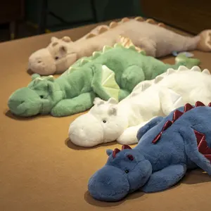 Grosir mainan boneka lembut boneka hewan kecil naga terbang lucu hewan dinosaurus mainan mewah lucu hadiah anak-anak terlaris