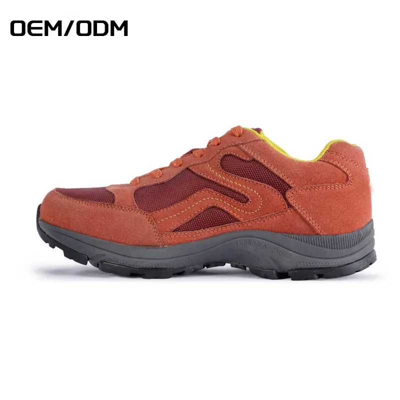 JIANER Mountain Waterproof Climbing Hiking Shoes for Ladies Breathable High Quality Women Adult Customized BSCI MD Rubber Mesh
