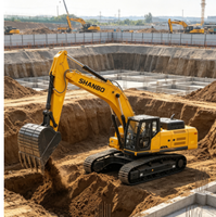 Excavatrice sur chenilles de 33 tonnes, grande capacité de godet, pour les projets miniers, les carrières et les travaux de terrassement