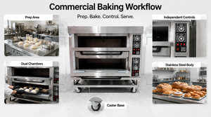 Horno de Gas para Restaurante, Uso Industrial y Comercial, Acero Inoxidable, Certificado CE, Directo de Fábrica, Personalizado - Product Image 6