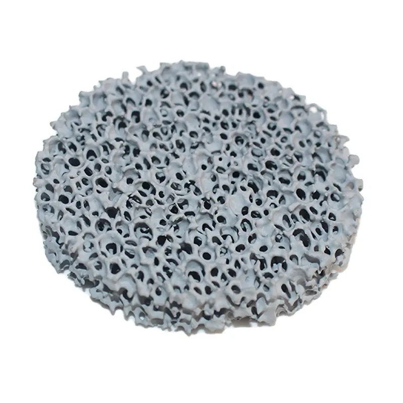 SIC Silicon Carbide Ceramic Foam filter for metal filtration industry