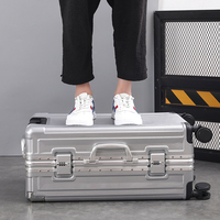 Valise à roulettes universelle 20 pouces, valise de voyage à roulettes, avec logo personnalisé, vente en gros, nouveauté 2020