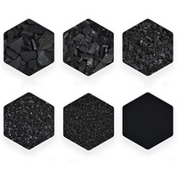 Charbon actif granulaire de coque de noix de coco pour l'élimination du fluorure, 1-2 mm, 2-4 mm, pour filtre à eau et traitement de l'eau potable