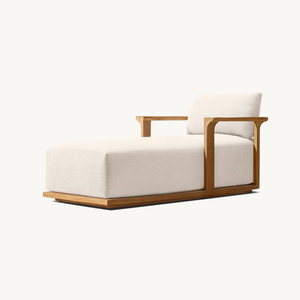 Lujo Morden Muebles de jardín Tumbonas Piscina Teca maciza Chaise Lounge <span class=keywords><strong>Lagos</strong></span> Teca Chaise - Product Image 1