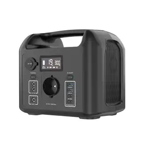 Portable Power Station 300Wh LiFePO4 Backup Battery/ 4 AC Outlet/ 2 Wireless Charging Outdoor Solar Generator
