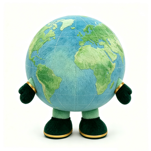 Peluche personnalisée de la Terre, peluche globe, peluche planète Terre, peluche Terre - Product Image 5