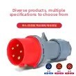 Prise industrielle 16A/32A IP44 étanche à la poussière 3/4/5 broches 220V/380V/415V Série HFN Hefeng