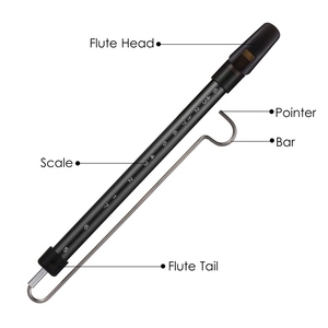 <span class=keywords><strong>Sifflet</strong></span> à glissière en métal Flûte coulissante avec tige coulissante en acier Instrument de musique Jouet pour enfants Flûte <span class=keywords><strong>Kazoo</strong></span> - Product Image 2