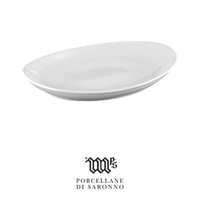 Assiette ovale Hotel Barca 30 × 20 cm Porcelaine Mps