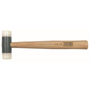 Mazo de poliamida con mango de madera, resistente y ligero, ideal para amasar, golpear y suavizar alimentos en la cocina. - Product Image 1