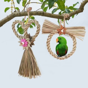 Legno naturale ramo di pesce persico pappagallo stand bastone arrampicata altalena in legno massiccio forniture per uccelli in legno giocattolo uccello in legno - Product Image 2