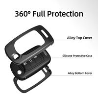 Étui de clé de voiture avec boucle pour télécommande OLIVER, compatible avec les modèles Baojun 560/510/730/530/310W/360/630