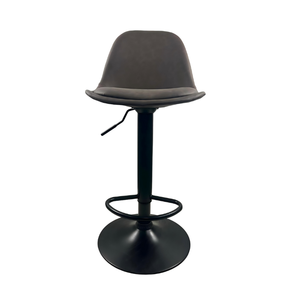 Modern Design Brown PU <b>Leather</b> Counter <b>Bar</b> Home Barstool Adjustable Swivel <b>Bar</b> <b>Stool</b> for Kitchen - Product Image 3