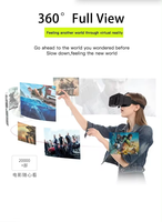 SHINECON G10 VR casque 3D IMAX théâtre lunettes casque de réalité virtuelle pour Smartphones 4.7-7 "avec expérience immersive HD