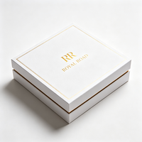 Boîtes à tiroirs en carton rigide pour flacons de parfum de luxe avec logo personnalisé, emballages cosmétiques recyclables, boîte cadeau