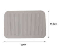 Tapis de protection de comptoir Thistle en silicone de qualité alimentaire, design moderne, 23x15,3 cm, 5 mm d'épaisseur, antidérapant, écologique et résistant à la chaleur