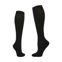 1 paire de chaussettes de compression en cuivre 15-20 Mmhg pour infirmière en cours d'exécution Chaussettes de sport pour toute la journée