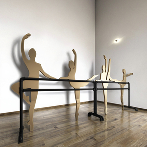 Barra de Ejercicios de Acero Reforzado <span class=keywords><strong>para</strong></span> Uso Doméstico, Diseño Moderno, de Bambú Sólido, <span class=keywords><strong>para</strong></span> Adultos y Niños, <span class=keywords><strong>para</strong></span> Ballet, Danza, Yoga, Sala de Estar - Product Image 1