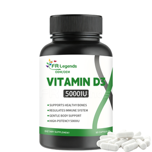 Suplemento de Vitamina D3 <span class=keywords><strong>Natural</strong></span> de Marca Propia, Mejora la Inmunidad y los Huesos, Cápsulas de Vitamina <span class=keywords><strong>D</strong></span> al por Mayor OEM - Product Image 1