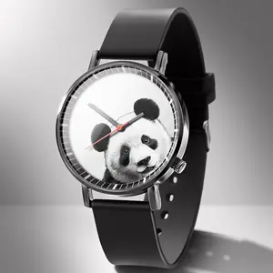 Groothandel casio horloge vrouwen-Fashion Animal Pattern Watch Woman Quartz Cute Cat Dog Panda Anime Excel Thin Wristwatches for Girls Kids Children