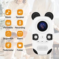 Pemutar Musik MP3 Anak Ruizu X31 Portabel Kualitas Suara Lossless Audio Walkman Perekam Suara Pemutar Media MP3 untuk Pelajar