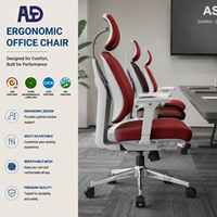 Chaise de bureau ergonomique de direction avec nouveau dossier en PP + fibre de verre et mousse de haute résilience pour un mobilier professionnel de bureau