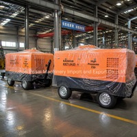 Compresseur mobile à vis diesel KSCY-24/23 848CFM 334PSI pour l'exploration pétrolière et gazière en haute altitude extrême et dans les puits profonds