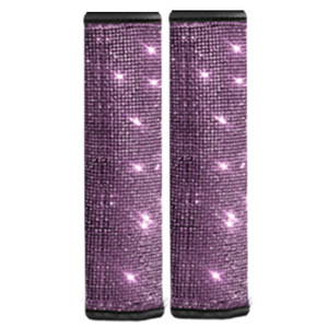 <span class=keywords><strong>Protège</strong></span>-ceintures de sécurité de voiture en strass scintillants, couvre-bretelles universels en cristal étincelant pour voitures et SUV - Product Image 2