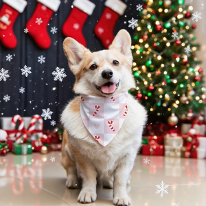 Hochwertige Weihnachts ferien Hund Bandana Weihnachten Cane Pet Triangle Halstuch Schal - Product Image 3