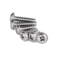 Vis à tête cylindrique Phillips en acier inoxydable AISI ST 304 SS 316 A2-80 SUS 321 avec collier DIN 968