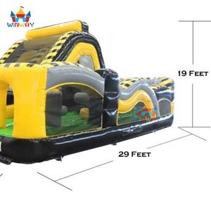 Gigantesco Circuito de Obstáculos Inflable de PVC de 15x3m para Juegos de Trabajo en Equipo - Marca WINWAYTOYS para Mayores de 14 Años - Product Image 5