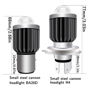 1500Lm H4 LED Moto H6 BA20D <span class=keywords><strong>de</strong></span> la motocicleta del LED <span class=keywords><strong>de</strong></span> bombillas <span class=keywords><strong>de</strong></span> faros CSP <span class=keywords><strong>de</strong></span> la lente, blanco, Hola <span class=keywords><strong>Lo</strong></span> lámpara accesorios - Product Image 5