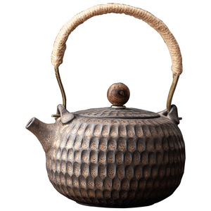 Tetera de Cerámica Grande Creativa con Asa, Resistente al Calor, para Hogar, Hotel, Set de Té, Tetera Individual, Venta al Por Mayor - Product Image 4