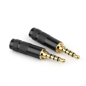 Vergoldete Stereo 3,5mm 3 4-polige Reparatur Kopfhörer buchse Stecker Kabel Audio Kopfhörer Audio Buchse Stecker Löten - Product Image 2