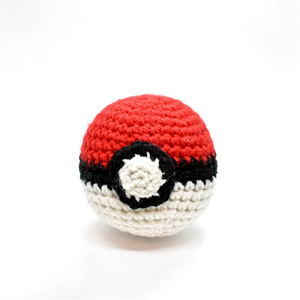 Jouet balle pour bébé boule crochet personnalisée Halloween Crochet peluche <span class=keywords><strong>Pokeball</strong></span> petit Crochet <span class=keywords><strong>Pokeball</strong></span> Amigurumi - Product Image 4
