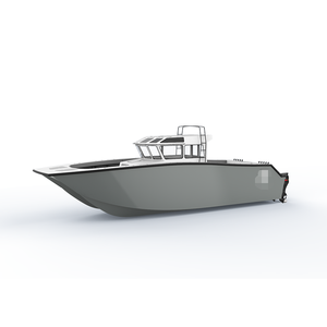 Poseidon 10m Catamaran en aluminium <span class=keywords><strong>Bateau</strong></span> de pêche à <span class=keywords><strong>moteur</strong></span> rapide <span class=keywords><strong>Bateau</strong></span> de croisière sportive avec cabine fermée et accès latéral - Product Image 3