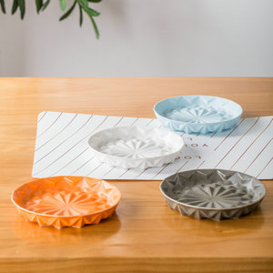 Platos de Porcelana Ecológicos de Varios Tamaños, Aptos para Contacto con Alimentos, Redondos, Contemporáneos, con Logotipo Personalizado para Restaurantes - Product Image 1