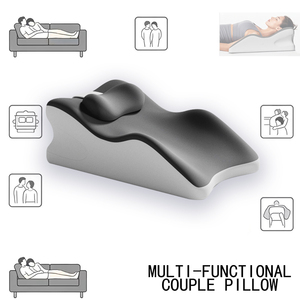 Oreiller ergonomique en mousse à mémoire de forme JIYIMEI 2026, conçu pour la lecture et l'utilisation de téléphones portables en position couchée, forme cale, tissu 200TC - Product Image 3