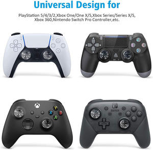 Denetleyici Thumbstick sapları uzatıcılar <span class=keywords><strong>Xbox</strong></span> One serisi X/S PS5 PS4 anahtarı Pro kristal temizle silikon başparmak kavrama Joystick Caps - Product Image 4