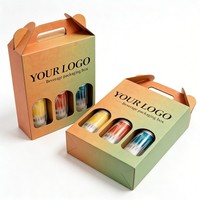 Cajas de Cartón Corrugado para Botellas de Cerveza y Latas de Bebidas con Logotipo Personalizado, Cajas de Papel Kraft para Botellas de Vino y Bebidas Energéticas