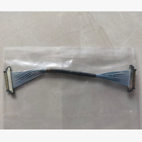 Connecteur KEL USL20-20SS-002.5-BH SÉRIE USL, pas de pas de 0,4 mm, en plastique noir/cuivre, pour câble micro-coaxial