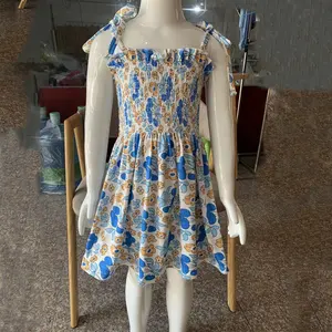 Roupas de bebê crianças define verão casual 10 anos menina sexy vestidos elásticos busto ombro listrado floral meninas vestidos