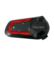 Nouveau design, casque Bluetooth pour moto à double puce, interphone de groupe pour 8 motards, portée de 1200 m, radio FM, appairage universel