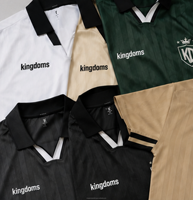 Maillot de football rétro personnalisé pour homme, tissu respirant à séchage rapide, logo d'équipe imprimé, nom personnalisé, été, adultes