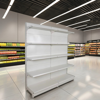 Étagère de supermarché en acier - Présentoir robuste personnalisable