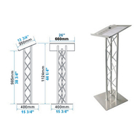 SIL Custom Moving Head Metal Truss Atriles Aluminio Truss Stage Platform Podiums Aluminio Podio Truss Pilar para concierto Evento