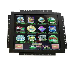 Open Frame 19-Inch 4:3 Ratio VGA DVI USB Capacitive Infrared Touch Screen Monitor New Industrial Embedded LCD Monitor HD