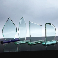 Plaques de trophées en verre vierges pour sublimation, vente en gros à prix abordable