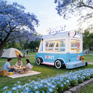 Mobile Food <b>Trailer</b> Fully Equipped Food Cart Food Vending Truck For Sale Factory-Direct Sales - Product Image 1